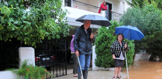 Χαϊδάρι Σήμερα Έργο για να τιθασευτεί το άγριο ρέμα που κατεβαίνει από το βουνό στο Δάσος 4