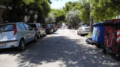 Χαϊδάρι Σήμερα Κάδοι σκουπιδιών και πελατείες αιρετών (;)