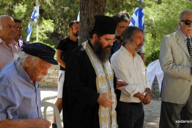 Χαϊδάρι Σήμερα Μάθημα Ελλάδας και εθνικής ενότητας από τον Μανώλη Γλέζο σήμερα στο Χαϊδάρι 1