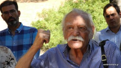 Χαϊδάρι Σήμερα Μάθημα Ελλάδας και εθνικής ενότητας από τον Μανώλη Γλέζο σήμερα στο Χαϊδάρι 10