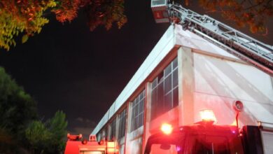 Χαϊδάρι Σήμερα Χουλιγκανική επίθεση - Εμπρησμός στο Κλειστό του Δάσους 2