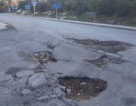 Χαϊδάρι Σήμερα Προσοχή, πολύ επικίνδυνη λακκούβα 1