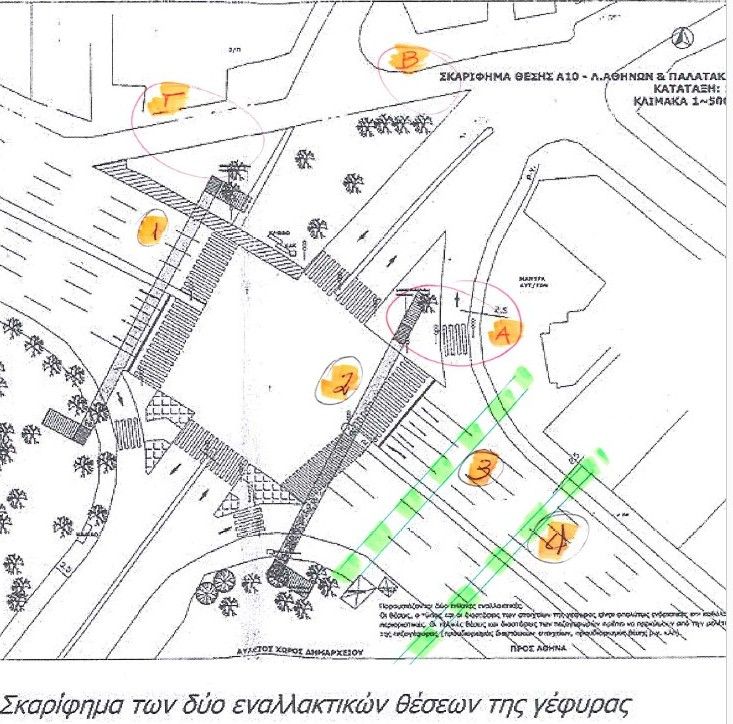 Πεζογέφυρα στο Παλατάκι: Κρίσιμο έργο - Προβληματική μελέτη 2