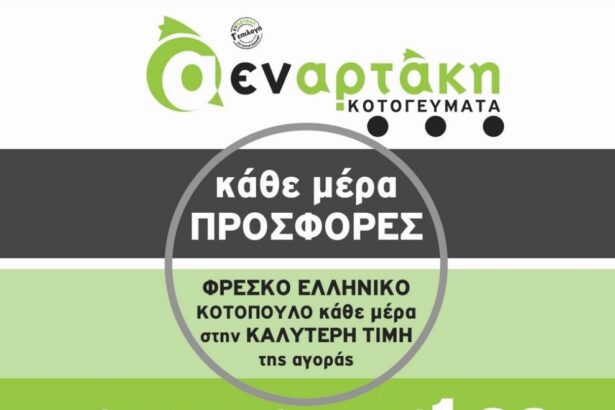 Φρέσκο ελληνικό κοτόπουλο "ενΑρτάκη", 1,99€ - ΚΑΘΕ ΜΕΡΑ ! 39