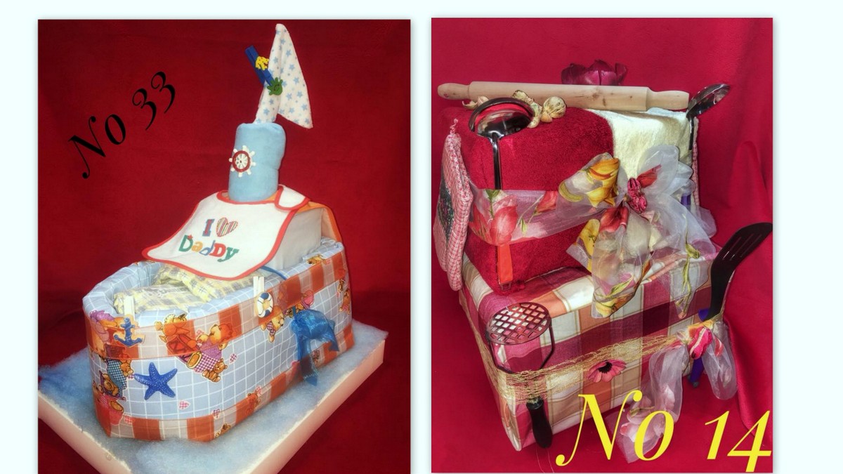 Εντυπωσιακές Συνθέσεις Δώρου με Πετσέτες - Σεντόνια - Κουβερτούλες 11