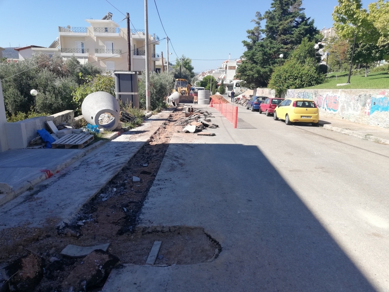 Επισκευή του δικτύου ακαθάρτων στο Άνω Δάσος 5