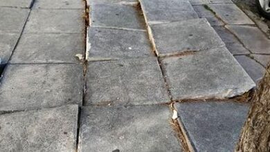 "Φουρτουνιασμένο" πεζοδρόμιο 2