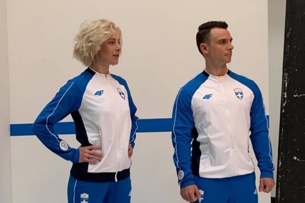 Η Κέλλυ Αραούζου φόρεσε πρώτη την ελληνική ενδυμασία των Ολυμπιακών Αγώνων του Τόκιο 3