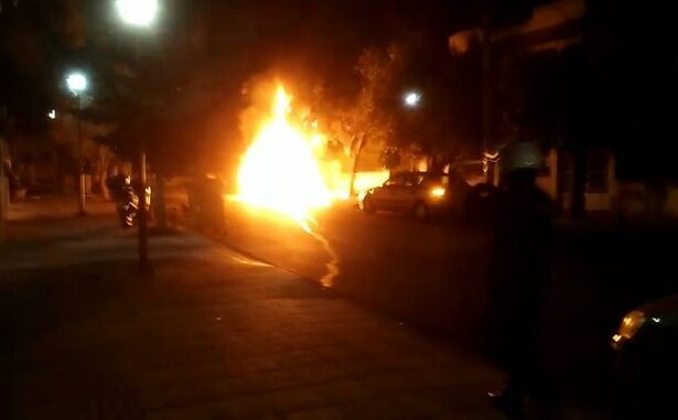 Πυρπόληση τζάγκουαρ εκδότη στην Αγία Βαρβάρα 19