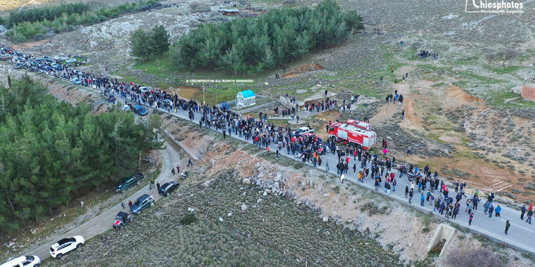 Οι Χιώτες του Χαϊδαρίου στο πλευρό των συμπατριωτών τους στη Χίο 1
