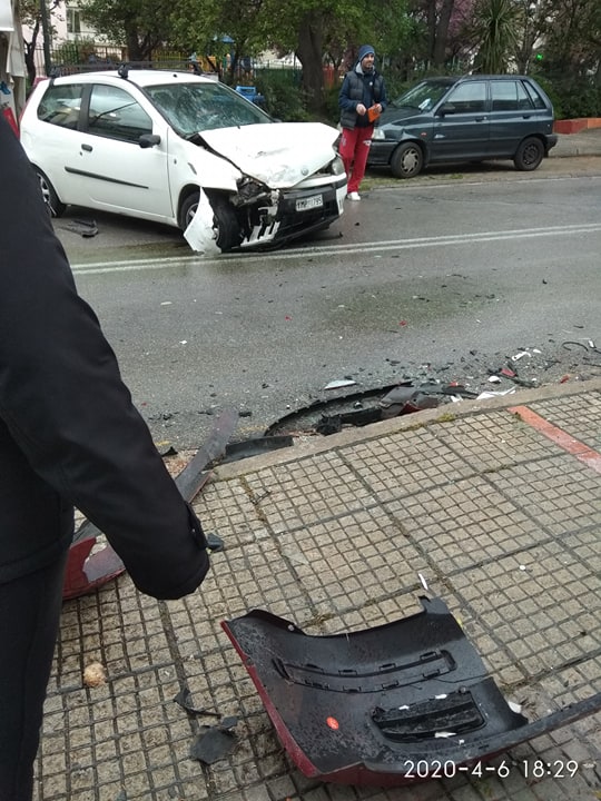 Σοβαρό ατύχημα στη Γ. Παπανδρέου 7