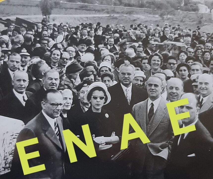 Η Αμαλία Μεγαπάνου ανάδοχος του πρώτου πλοίου που καθελκύστηκε στον Σκαραμαγκά 1