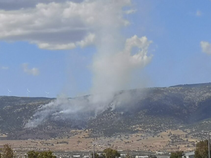 Πυρκαγιά μαίνεται στα Δερβενοχώρια 2 Πυρκαγιά μαίνεται στα Δερβενοχώρια 1