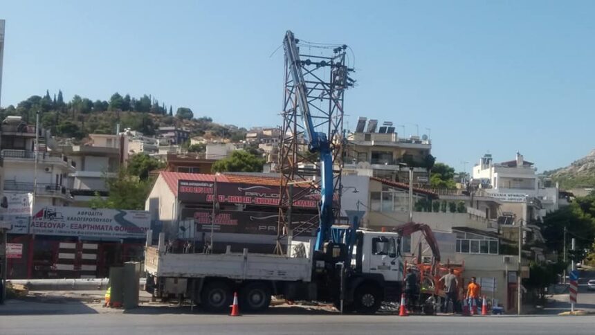 Αλλαγή υποσταθμού στην Λ. Αθηνών 1