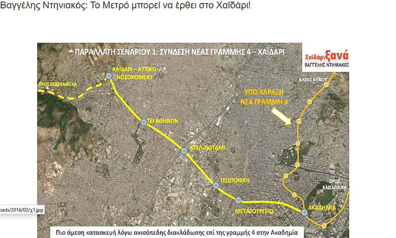 Σκέψεις για το συγκοινωνιακά απομονωμένο Χαϊδάρι 2 Σκέψεις για το συγκοινωνιακά απομονωμένο Χαϊδάρι 1