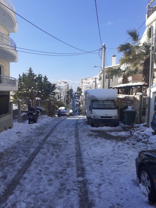 Ομαλοποιήθηκε η κατάσταση στους δρόμους της πόλης 2 Ομαλοποιήθηκε η κατάσταση στους δρόμους της πόλης 1