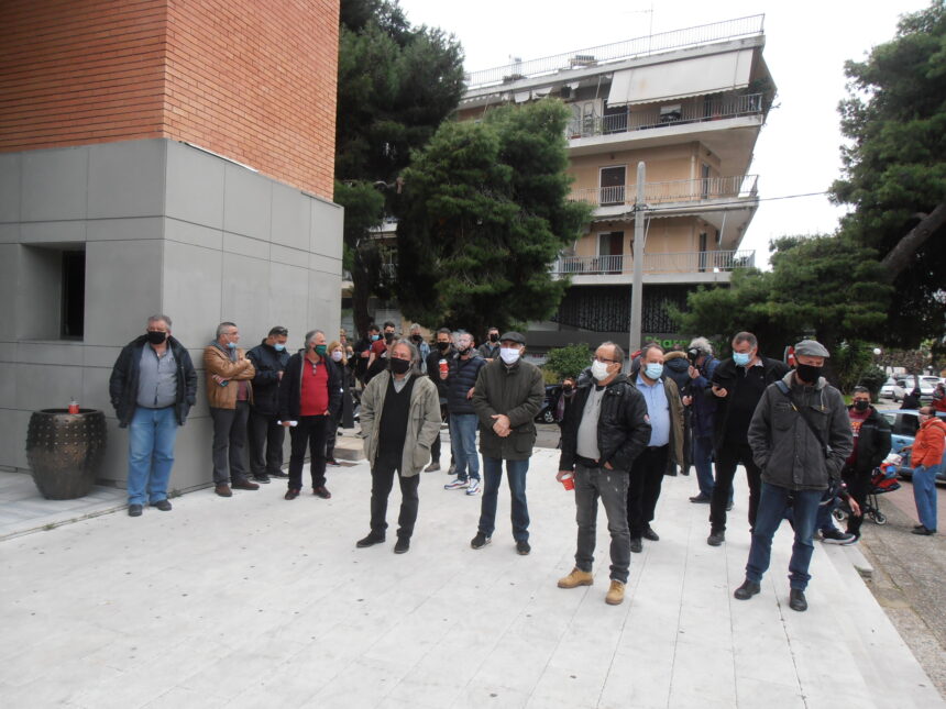 Συγκέντρωση διαμαρτυρίας στο Δημαρχείο, ο δήμαρχος ήταν αλλού 1