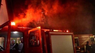 Σήμερα τα ξημερώματα: Κάηκε λεωφορείο από φωτιά σε κάδο 35