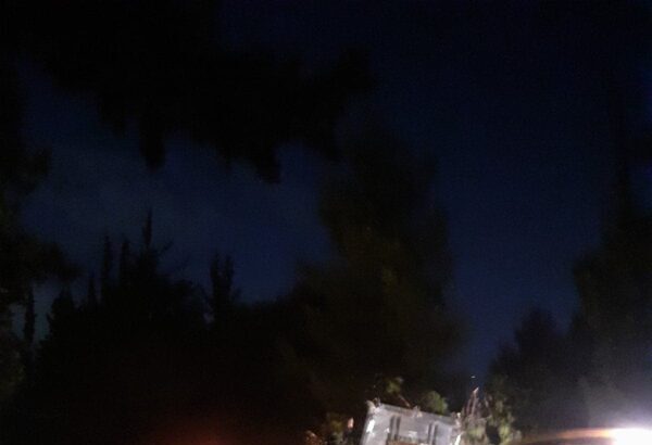 Η μπόρα έρριξε πεύκο στην Ιερά Οδό 29