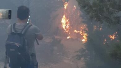 Μεγάλη φωτιά σε δασική έκταση στο Ποικίλο 17