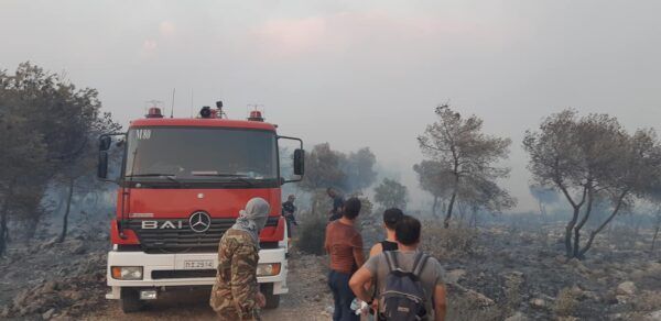 Μαίνεται η φωτιά στο Ποικίλο Ορος πίσω από την Πετρούπολη - Αιτία ένα καντήλι 5