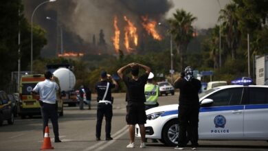 Απειλείται άμεσα το κτήμα του Τατοΐου - Εντός της Βαρυμπόμπης η φωτιά 1