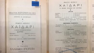 "Χαϊδάρι - 12 εικόνες σκλαβιάς και λευτεριάς" Βρέθηκε το χαμένο κατοχικό θεατρικό 58