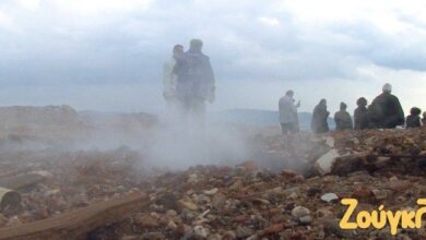 Εφιαλτικές εικόνες στο Θριάσιο - Τοξικοί καπνοί από το έδαφος 15