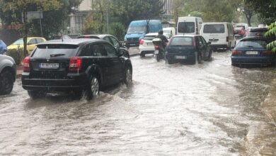Πλημμύρισε η Ιερά Οδός 7