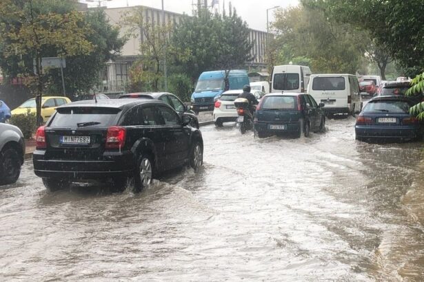 Πλημμύρισε η Ιερά Οδός 51