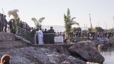 Αγιασμός των υδάτων στην Ακτή Σκαραμαγκά, με την προσμονή της δικαίωσης 13