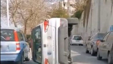 Τροχαίο συμβάν έξω από το Αττικόν 1