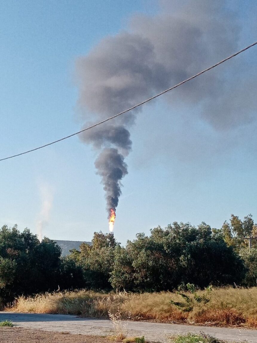 Ρυπαντικό επεισόδιο στο διυλιστήριο 1