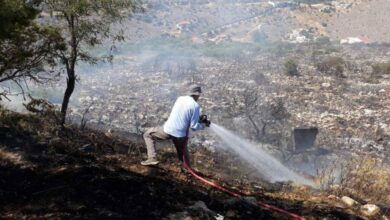 Αναζωπύρωση στο μέτωπο του Σχιστού 7