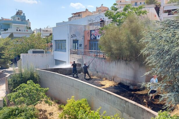 Άνω Δάσος: Αυτή τη φορά η φωτιά μέσα στα σπίτια! - Φλόγες στο προαύλιο του βρεφονηπιακού 23