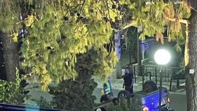 Γερό τρακάρισμα στην Καραϊσκάκη τα ξημερώματα 35
