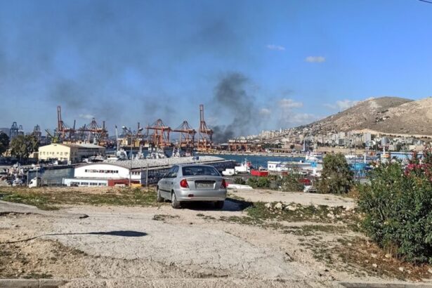 Φωτιά στο Πέραμα 19