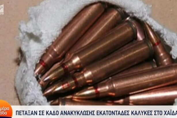 Βρέθηκαν εκατοντάδες σφαίρες σε κάδο στο Χαϊδάρι! 15