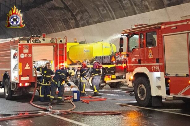 Τροχαίο και πυρκαγιά σε σήραγγα στην Κακιά Σκάλα: Πώς αντιμετωπίζεται; - Βίντεο 17