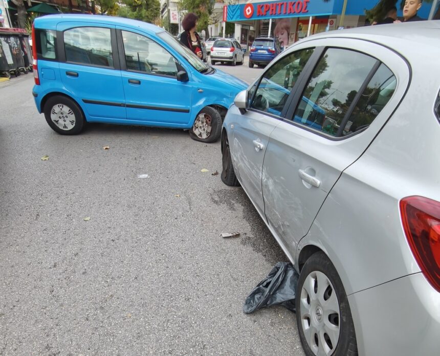 Τρακάρισμα στη Γ. Παπανδρέου 1