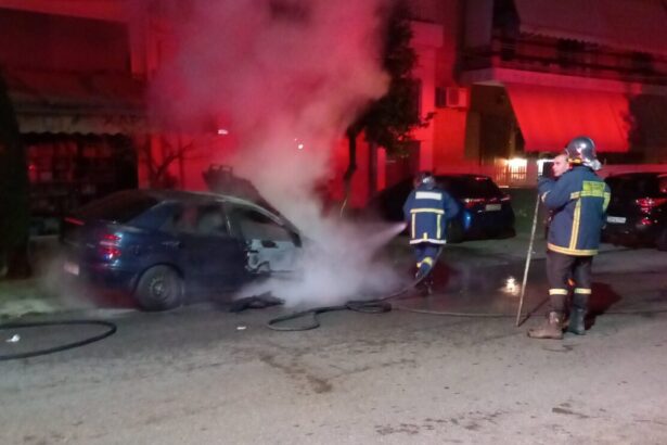 Στις φλόγες τα ξημερώματα αυτοκίνητο στο Δάσος 15