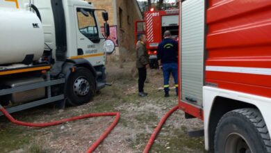 Κινητοποίηση της Πυροσβεστικής για φωτιά στο Στρατόπεδο 1