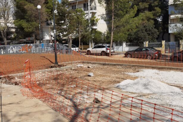 "Τις πλάκες τις έσπασε η μπουλντόζα που ξερίζωνε τα δέντρα" 15