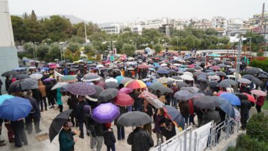 Στιγμιότυπα από τη μεγάλη "συγκέντρωση της ομπρέλας" 22