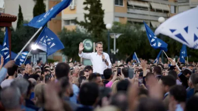 Κυριάκος Μητσοτάκης στο Περιστέρι