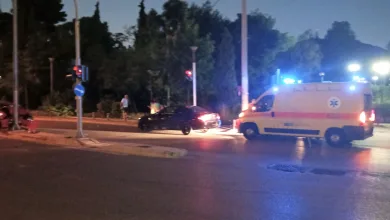 Τροχαίο με τραυματισμό απόψε στο Χαϊδάρι 15