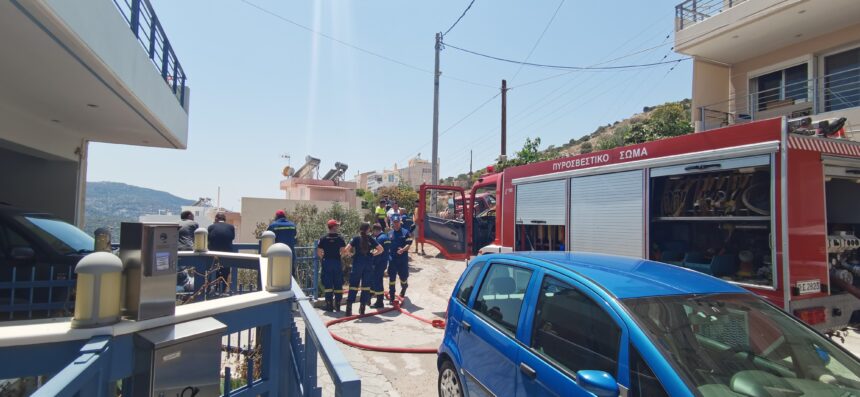 Φωτιά στο Άνω Δάσος απείλησε σπίτια και την πλαγιά του Ποικίλου - Βίντεο 1