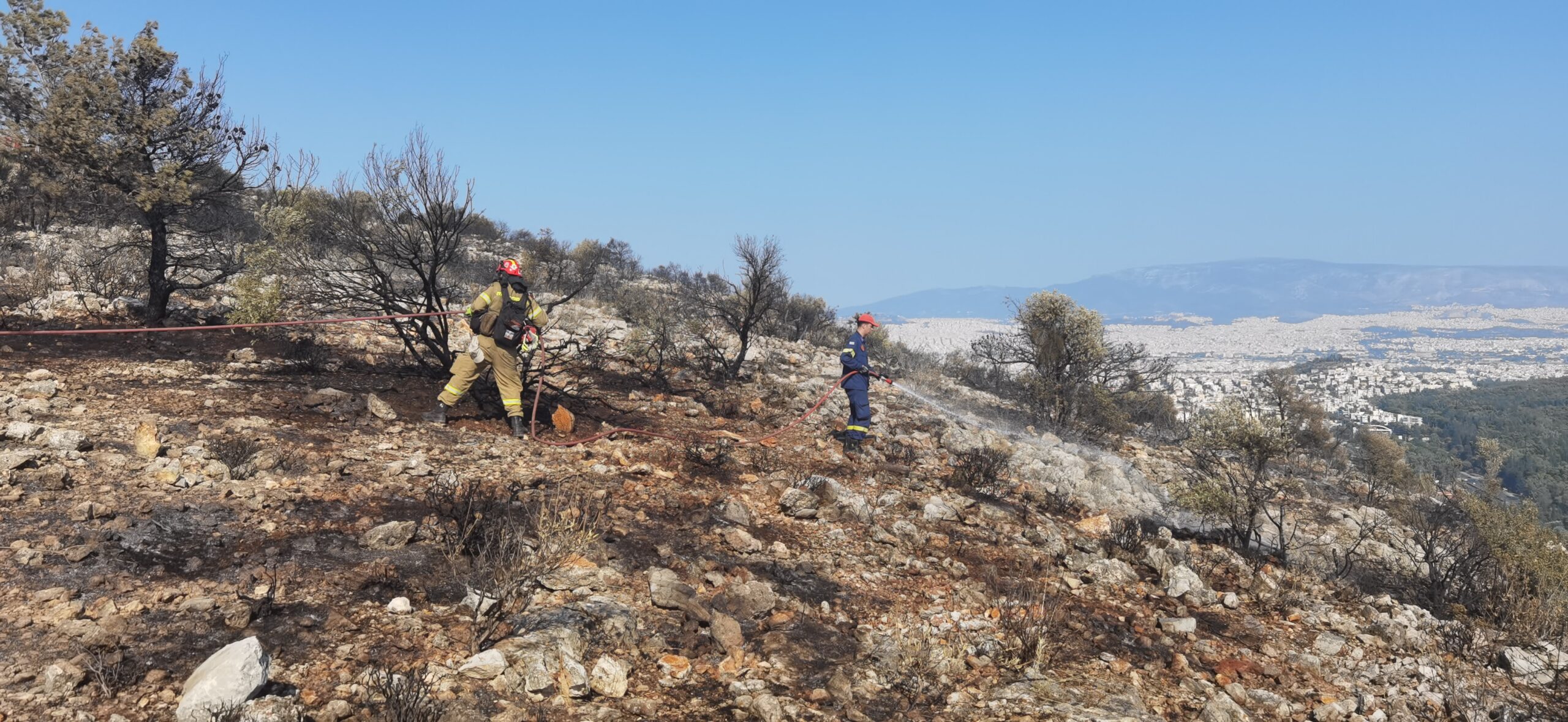 100 μέτρα από το Άλσος Δαφνίου η φωτιά - Πρόβλημα νερού στα πυροσβεστικά - Έκκληση για ρίψεις 3