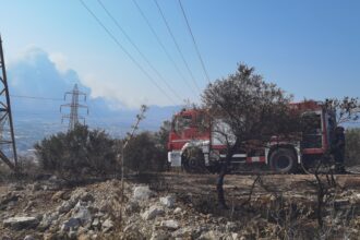 Φωτιά στο Σχιστό - Πέταξαν 4 εναέρια μέσα 22