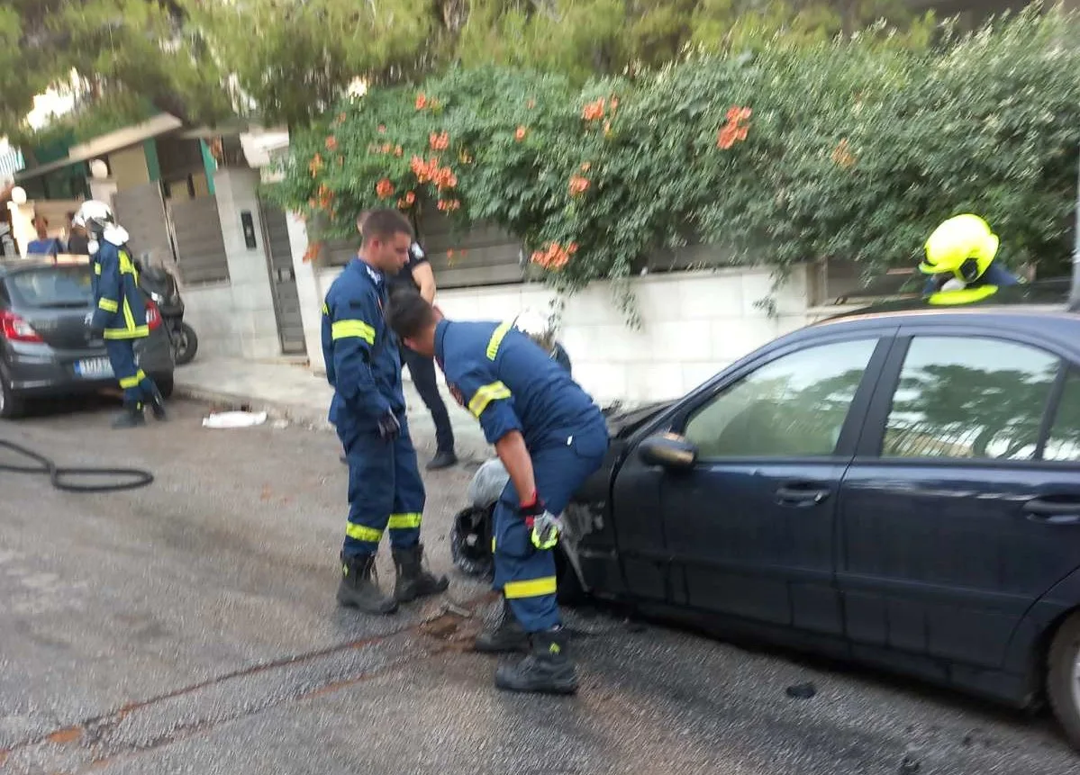 Φωτιά σε ΙΧ στο Δάσος 4 Φωτιά σε ΙΧ στο Δάσος 3